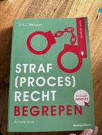 Straf(proces)recht begrepen - 8e druk, J.H.J. Verbaan, Ophalen of Verzenden, Zo goed als nieuw, Nederlands