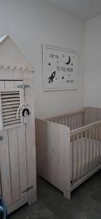 Baby bedje met matras en kastje, Ophalen, Gebruikt, Ledikant