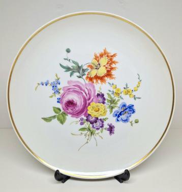 Meissen porseleinen wandbord bloemenboeket decor 1957. beschikbaar voor biedingen