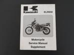 Kawasaki KLR 650 - Werkplaats Handboek Supplement, Verzenden, Kawasaki
