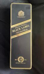 Johnnie Walker Black Label 12 years vintage Whisky blik, Ophalen of Verzenden, Zo goed als nieuw, Verpakking