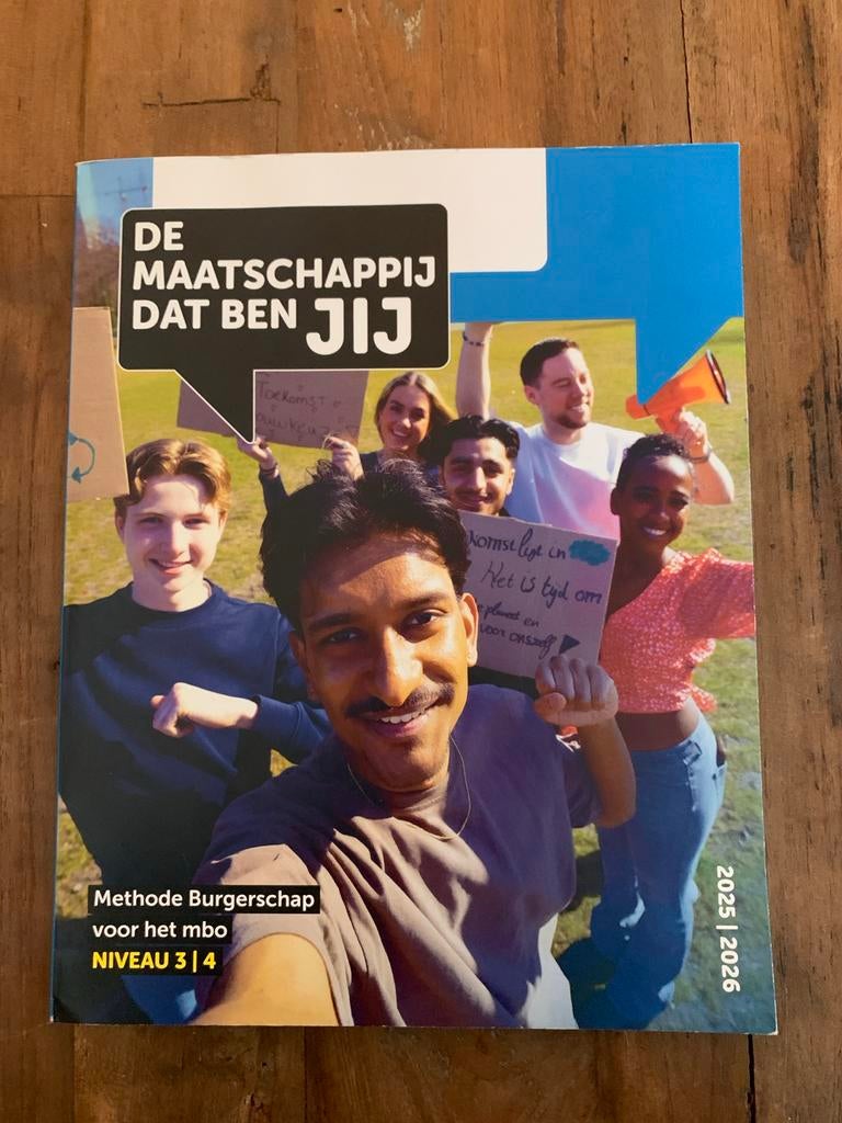Maatschappij dat ben jij - Burgerschap MBO 3/4 - Nieuw, Boeken, Ophalen of Verzenden, Nieuw, MBO
