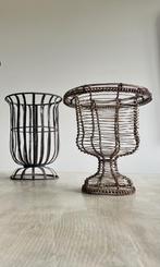 Brocante draadmand / Panier en fil de fer ., Ophalen of Verzenden