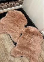 KLEEDJES - ‘Schapenvacht’ | Roze | Tapijt | Bohemian | Bont, Ophalen of Verzenden, Rond, 50 tot 100 cm