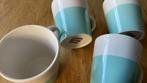 4 Hema ceramic mokken senseo maat, Huis en Inrichting, Keuken | Servies, Gebruikt, Keramiek, Ophalen of Verzenden, Overige stijlen