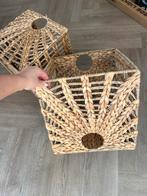 Lustigkurre ikea manden 2x, Ophalen, Zo goed als nieuw, Rond, Riet