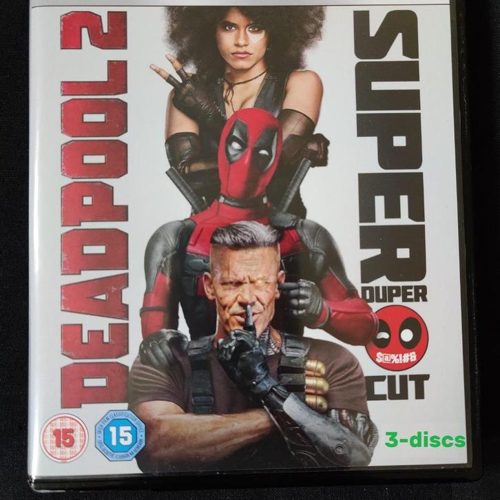 Deadpool 2 | 4K UHD Blu-ray + Super Duper Cut | 3-discs, Cd's en Dvd's, Blu-ray, Zo goed als nieuw, Actie, Boxset, Ophalen of Verzenden