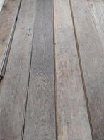 42 m2 oude eiken massieve planken, Gebruikt, Verzenden, Vloerdelen of -planken, 10 tot 30 cm
