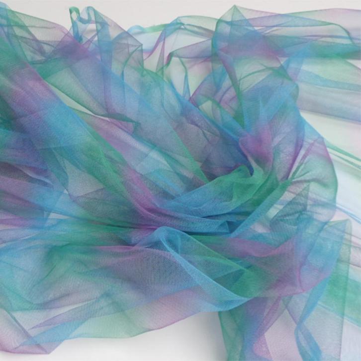 3 meter tule zacht regenboog - bosfee tinkerbell, Hobby en Vrije tijd, Stoffen en Lappen, Nieuw, Katoen, 120 cm of meer, 200 cm of meer