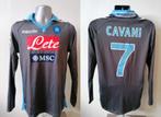 Napoli 2011-12 uitshirt Cavani 7 l/s Macron maat L Serie A, Maat L, Ophalen of Verzenden, Zo goed als nieuw, Shirt