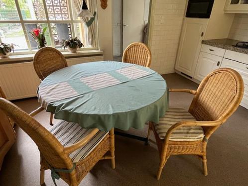 Ronde eettafel, Huis en Inrichting, Tafels | Statafels, Gebruikt, Ophalen