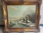 Schilderij Frits Meijer "Winterlandschap", Antiek en Kunst, Kunst | Schilderijen | Klassiek, Ophalen