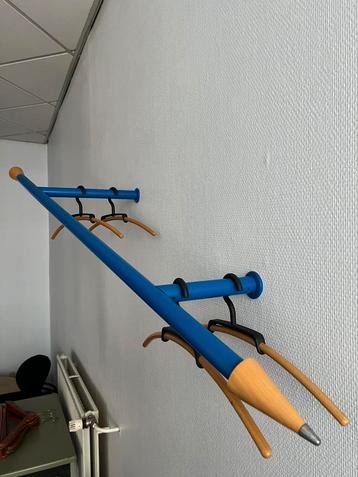 Mooie Design Wandkapstok Potlood Metaal - incl. 4 Hangers beschikbaar voor biedingen
