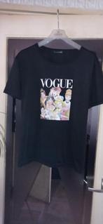 T shirt vogue princesse. Disney., Kleding | Dames, T-shirts, Maat 38/40 (M), Disney, Zwart, Ophalen of Verzenden