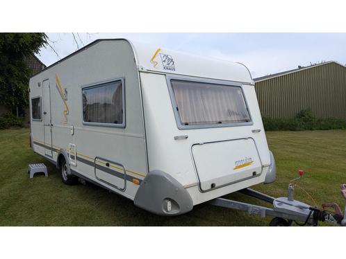 Knaus SW 550TK stapelbed 6 persoons +VT, Caravans en Kamperen, Caravans, Bedrijf, tot en met 6, 1000 - 1250 kg, Treinzit, Knaus