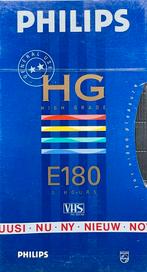 Philips Videoband High Grade E 180 VHS 180 min. 3 uur, Alle leeftijden, Ophalen of Verzenden, Nieuw in verpakking