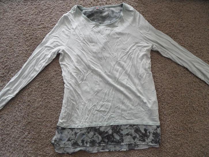 Leuk lichtgroen damesshirt van Street One, maat 40, Kleding | Dames, T-shirts, Zo goed als nieuw, Maat 38/40 (M), Groen, Lange mouw