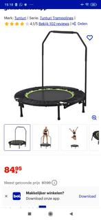 Tunturi Fitness Trampoline - Opvouwbaar - 104cm, Sport en Fitness, Ophalen of Verzenden, Zo goed als nieuw, Hometrainer