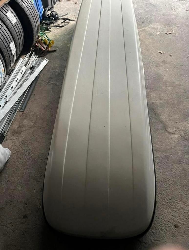 Dakkoffer - Gebruikt origineel BMW met steun, Auto diversen, Dakkoffers, Ophalen of Verzenden, Gebruikt