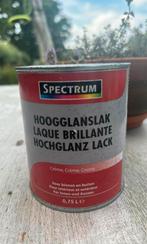 Spectrum crème hoogglans lak, Ophalen of Verzenden, Zo goed als nieuw, Wit, Lak