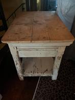 Antieke Tafel met Lade en Plank - Rustiek Charme in Huis, Antiek en Kunst, Ophalen