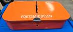 Vintage poetsdoos schoenpoets box en asleger asverzamelaar, Ophalen of Verzenden