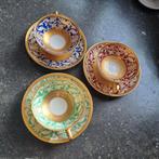 Antieke Theekopjes met Schotels - Set van 3 Rosenthal, Ophalen of Verzenden