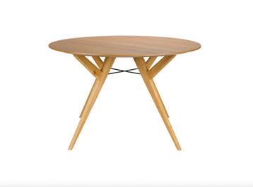 Zuiver Ijver Eettafel rond 120 Eiken | NIEUW | Van €729, nu beschikbaar voor biedingen