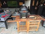 The Bastard Compact Kamado+tafel+onderstel, Tuin en Terras, Buitenkeukens, Ophalen of Verzenden, Gebruikt, Houtskool