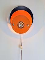 Vintage Herda wandlamp disc metaal Discus 1960s mid century, Huis en Inrichting, Lampen | Wandlampen, Vintage mid century, N, Ophalen of Verzenden