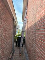 Altrex 3 delige uitschuifladder, Doe-het-zelf en Verbouw, Ladders en Trappen, Ophalen, Gebruikt, 4 meter of meer