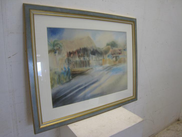 Werk van T, Verwilshen, 101x82, Antiek en Kunst, Kunst | Schilderijen | Abstract