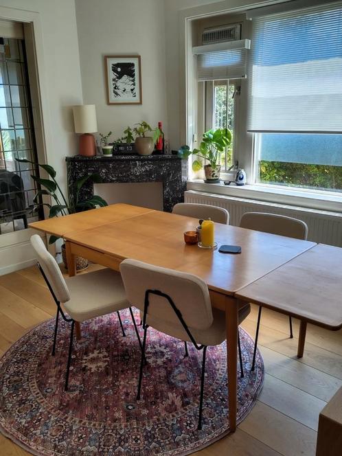 Pastoe Cees Braakman vintage eettafel met stoelen, Huis en Inrichting, Tafels | Eettafels, Gebruikt, 50 tot 100 cm, 100 tot 150 cm