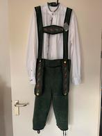 Oktoberfest Lederhose Kostuum - XL blouse / L broek, Overige maten, Ophalen of Verzenden, Kleding, Overige thema's