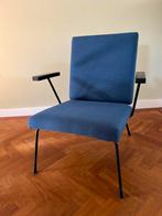 Blauwe originele Gispen 1401 Dutch design, Huis en Inrichting, Ophalen, Gebruikt, Mid century, 75 tot 100 cm