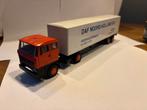 DAF 2800 truck met trailer Lion Car no 36, Hobby en Vrije tijd, Modelauto's | 1:50, Ophalen of Verzenden, Zo goed als nieuw, Bus of Vrachtwagen