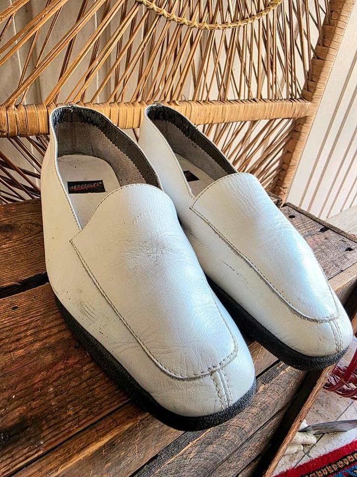 Vintage Aerosoles Leather Slip On Loafers, Kleding | Dames, Schoenen, Zo goed als nieuw, Instappers, Ophalen of Verzenden
