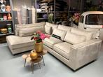 Luxe Velvet Hoekbank King 220x290cm NIEUW - UNIEK, 250 tot 300 cm, Info@oosterbaanwonen.nl, Hoekbank, Nieuw