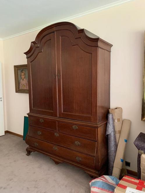 Antieke hollandse kast, Huis en Inrichting, Kasten | Wandmeubels, Gebruikt, Minder dan 150 cm, 25 tot 50 cm, Ophalen