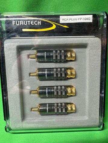 ≥ Furutech FP-104G RCA Pluggen - Nieuwstaat — Audiokabels en