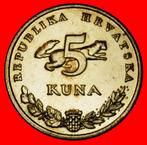 Ⰶ BEAR AND MARTEN 1993-2021: YUGOSLAVIA CROATIA 5 KUNAS 2019, Postzegels en Munten, Munten | Europa | Niet-Euromunten, Verzenden