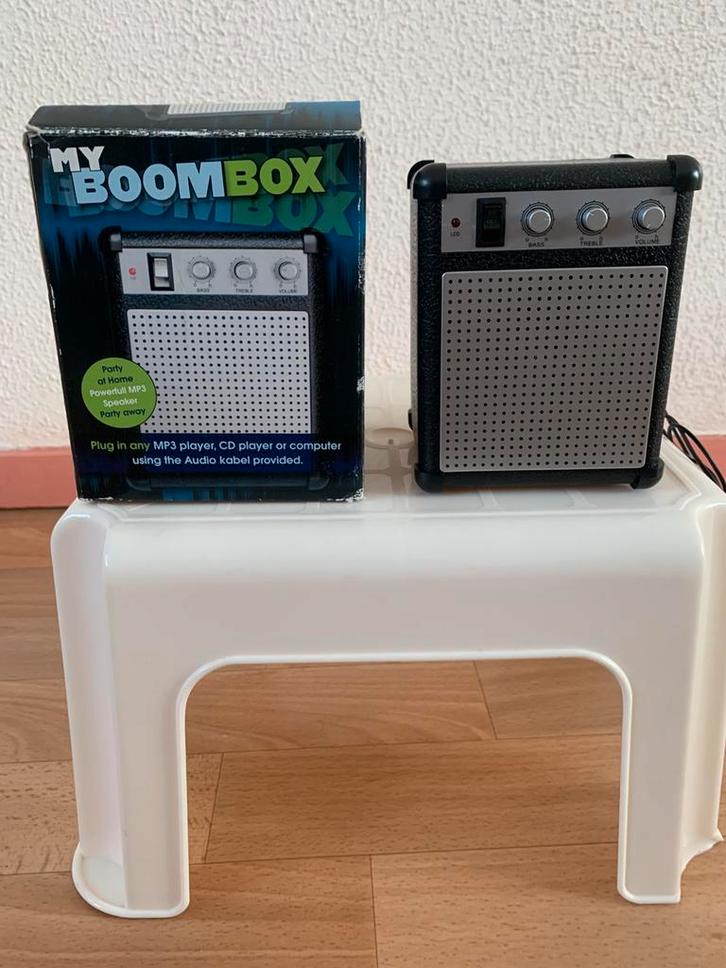 MY BOOMBOX, Audio, Tv en Foto, Luidsprekers, Zo goed als nieuw, Overige typen, Minder dan 60 watt, Overige merken, Ophalen of Verzenden