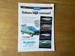 Subaru Jumbo Leaflet, Boeken, Ophalen of Verzenden, Zo goed als nieuw, Overige merken