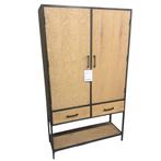 Actie! Wandkast Luna | 200cm | Eiken | van €1219,-, Ophalen, ., Met klep(pen), Nieuw