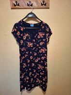 Zomerjurk donkerblauw bloemen john cabot Maat L, Overige kleuren, Maat 42/44 (L), Ophalen of Verzenden, Zo goed als nieuw