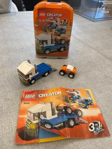 LEGO 4838 Creator Mini Voertuigen beschikbaar voor biedingen