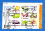 NVPH V2550-V2559 Denk Groen, Doe Groen gestempeld, Postzegels en Munten, Postzegels | Nederland, Na 1940, Verzenden, Gestempeld