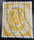 Duitsland, Posthoorn 70 Pf geel, 1952, Postzegels en Munten, Postzegels | Europa | Duitsland, Verzenden, BRD, Gestempeld