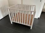 TWF box Fleur in kleur clay incl. matras en boxkleden, Kinderen en Baby's, Boxen, Ophalen, Gebruikt, Rechthoekig, In hoogte verstelbaar