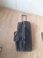 Zwarte reistas / weekendtas op wieltjes, Sieraden, Tassen en Uiterlijk, Tassen | Reistassen en Weekendtassen, 30 cm of meer, Zwart